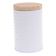 Round Wood Storage Box